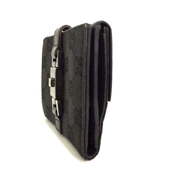 Gucci Jackie Gg Logo Canvas Leather #75301G69 - Picture 3 of 8